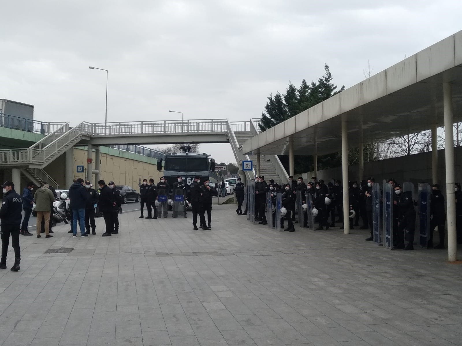 Atanmış rektör protestoları İTÜ'ye de sıçradı: Bol çevikli eylem