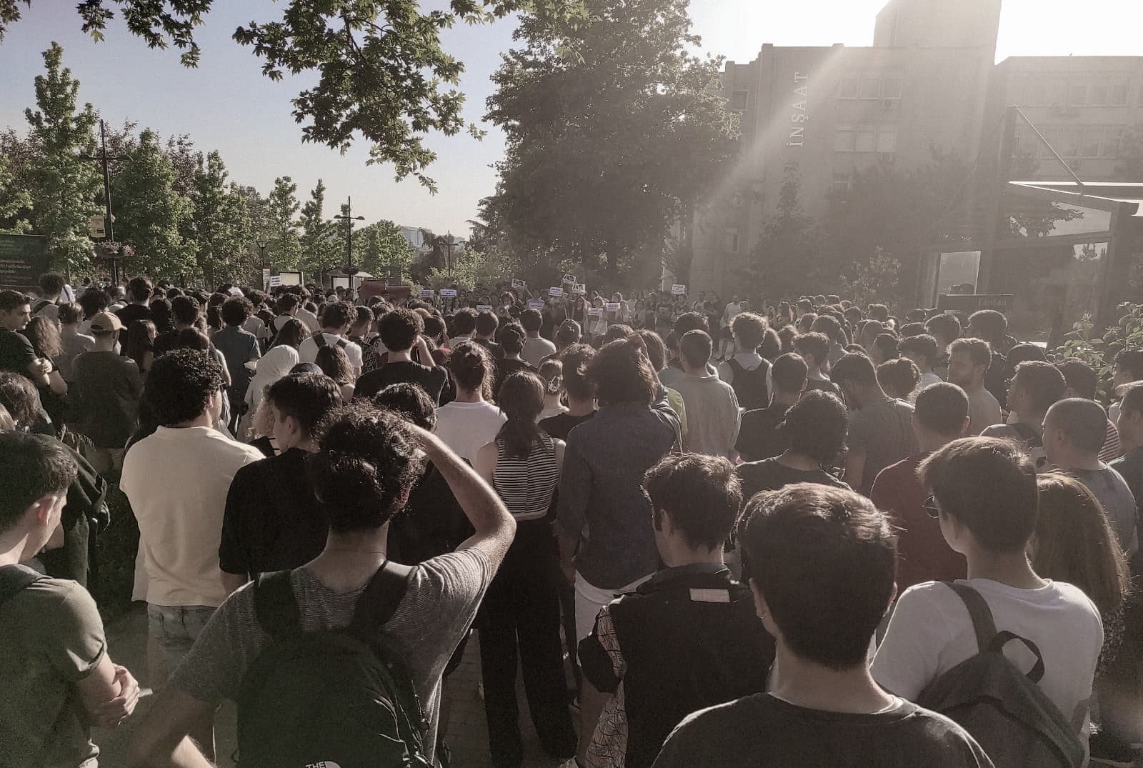 İTÜ öğrencilerinden yaşanılan vahşete tepki yürüyüşü