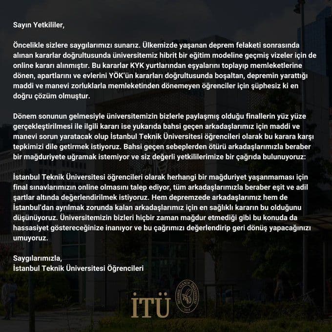 İTÜ'den yeni ders: Öğrenci nasıl mağdur edilir?