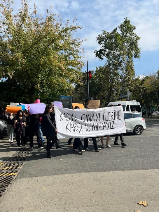 İTÜ'lüler kadın hakları için yürüdü