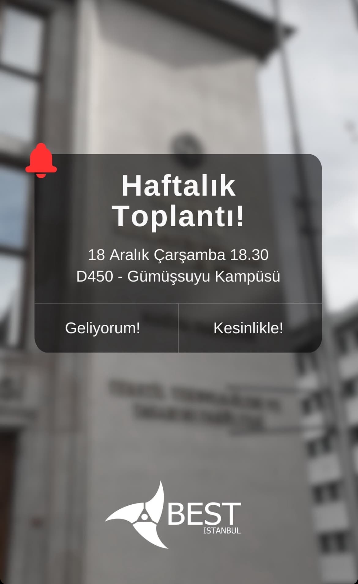 Etkinlik kapağı