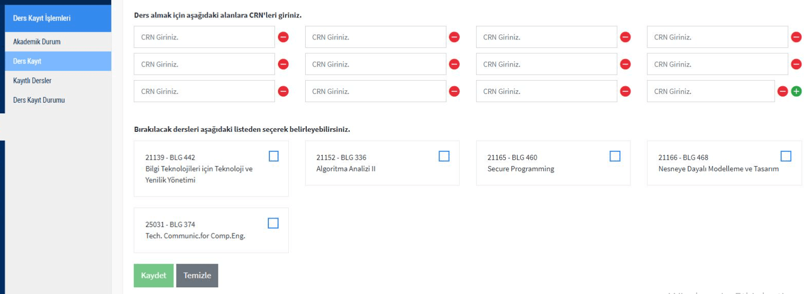 İTÜ’de ders seçimi: Öğrenciler sistemdeki sorunları değerlendirdi