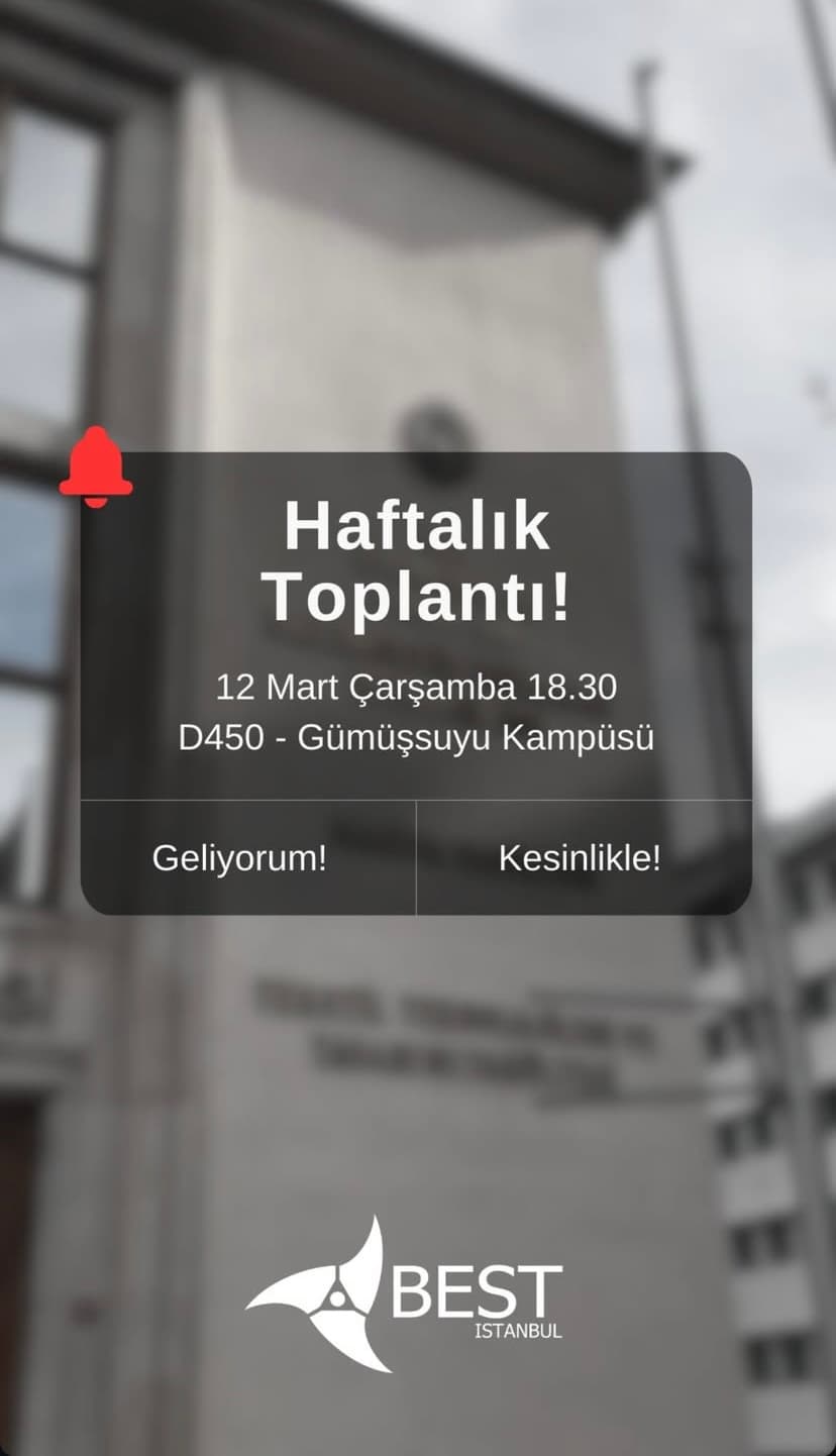 Etkinlik kapağı