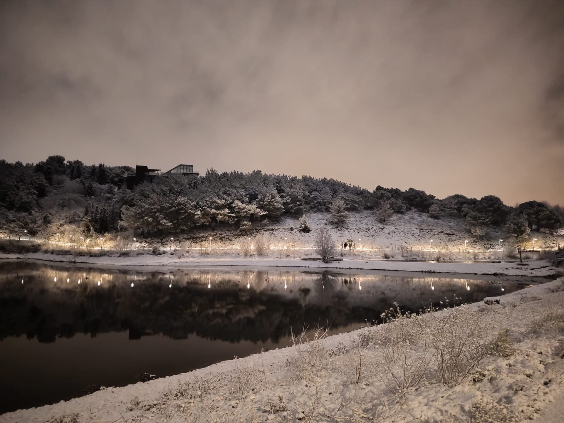 Ayazağa Kampüsü yeni yılı bembeyaz karşıladı