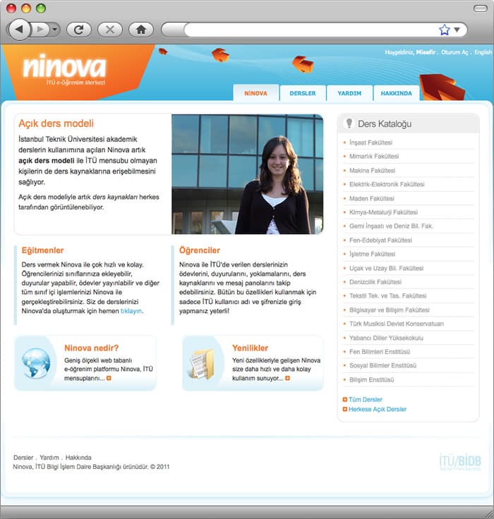 İTÜ Ninova sizlerle yenileniyor