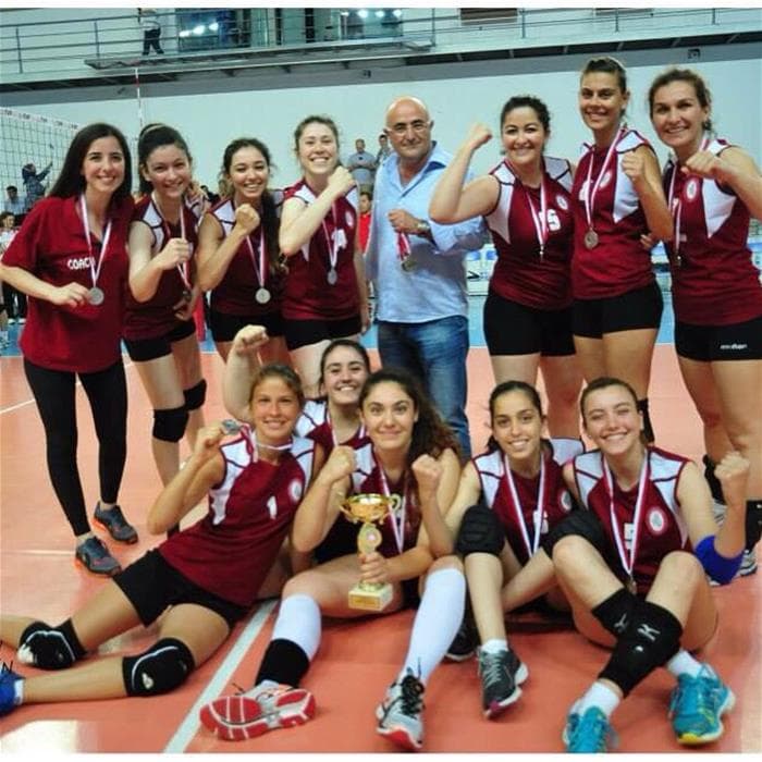 İTÜ bayan voleybol takımı lig 2.si