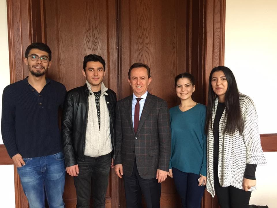 İTÜ Mezunları Derneği Kulübü'nden Muhammed Şahin'e ziyaret