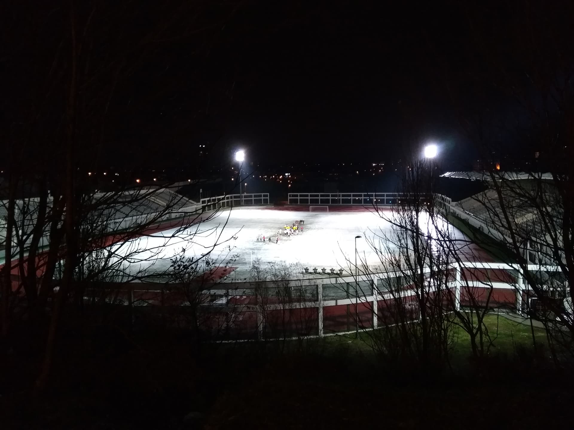 Kar kış demeden antrenman yapan gurur kaynağı takımlarımız