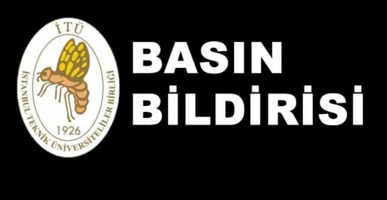 İstanbul Teknik Üniversiteliler Birliğinden İTÜ öğrencilerinin yanındayız mesajı