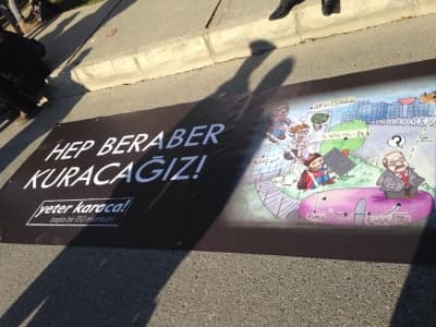 İTÜ'de Rektör istifa eylemi