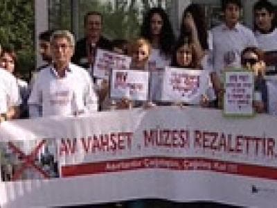 İTÜ Av Müzesi'ne Protesto