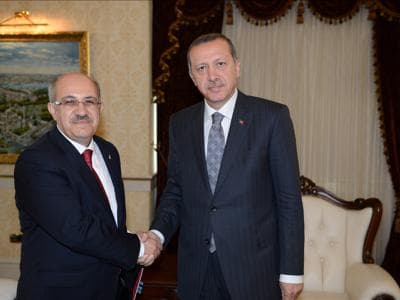 Rektörümüz Prof. Dr. Mehmet Karaca Başbakan Erdoğan’la Görüştü